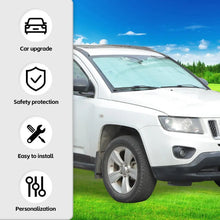 For 2007-2016 Jeep Compass 4-Door Windshield Sunshade Side Full Window Sunscreen Heat Insulation Sun Visor 8PCS RT-TCZ