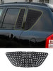 For 2007-2016 Jeep Compass 4 x Rear Triangular Window Glass Plate Trim Black RT-TCZ