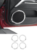For 2007-2016 Jeep Compass/For 2011-2016 Jeep Patriot Car Door Speaker Horn Collar Frame Ring Trim RT-TCZ
