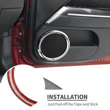 For 2007-2016 Jeep Compass/For 2011-2016 Jeep Patriot Car Door Speaker Horn Collar Frame Ring Trim RT-TCZ