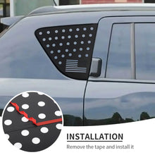 For 2007-2016 Jeep Compass Rear Window Cover Aluminum Alloy Glass Panel Black RT-TCZ