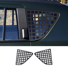 For 2007-2016 Jeep Compass Rear Window Cover Aluminum Alloy Glass Panel Black RT-TCZ