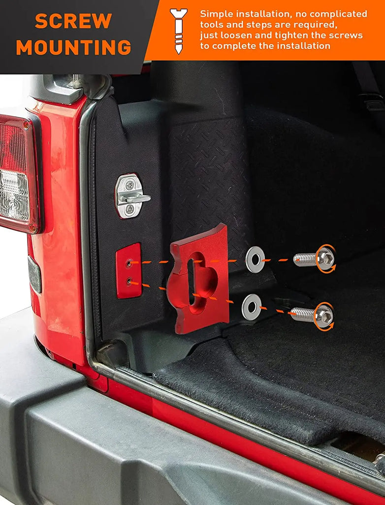 RT-TCZ Parasole Parabrezza Per Jeep Wrangler TJ JK JKU (1996-2018) – Anticalore E Anti UV, Facile Da Montare