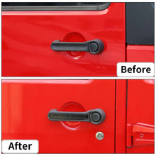 For 2007-2017 Jeep Wrangler JK JKU Exterior Door Handle Trim Insert Cover RT-TCZ