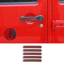 For 2007-2017 Jeep Wrangler JK JKU Exterior Door Handle Trim Insert Cover RT-TCZ