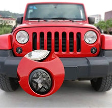 For 2007-2017 Jeep Wrangler JK JKU Front Turn Signal Light Cover Guard Trim Star Front Lamp Cover Blinker Insert Guard Cover RT-TCZ