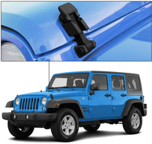 For 2007-2017 Jeep Wrangler JK JKU Hood Latches Factory Style Hood Catch Kits, Black RT-TCZ