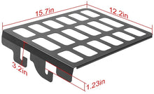 For 2007-2017 Jeep Wrangler JK JKU Metal Storage Rack Shelf Rear Seat Trunk Organizer Black 1PCS RT-TCZ