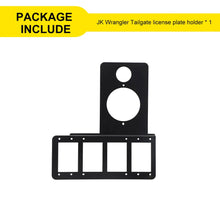 For 2007-2017 Jeep Wrangler JK Rear Tailgate License Plate Holder Frame Bracket RT-TCZ