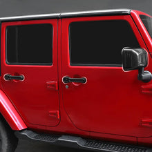 For 2007-2017 Jeep Wrangler JK Rearview Mirror Cover & Door Handle Trim Shell Cover Kit RT-TCZ