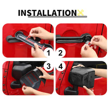 For 2007-2017 Jeep Wrangler JK Rearview Mirror Cover & Door Handle Trim Shell Cover Kit RT-TCZ