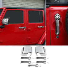 For 2007-2017 Jeep Wrangler JK Rearview Mirror Cover & Door Handle Trim Shell Cover Kit RT-TCZ