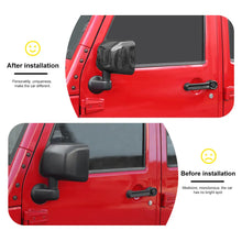 For 2007-2017 Jeep Wrangler JK Rearview Mirror Cover & Door Handle Trim Shell Cover RT-TCZ