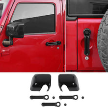 For 2007-2017 Jeep Wrangler JK Rearview Mirror Cover & Door Handle Trim Shell Cover RT-TCZ