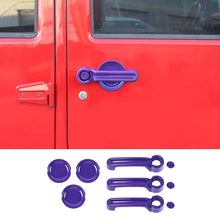 For 2007-2018 Jeep Wrangler JK 2-Door Door Handle Trim & Handles Bowl Decor Cover RT-TCZ