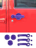 For 2007-2018 Jeep Wrangler JK 2-Door Door Handle Trim & Handles Bowl Decor Cover RT-TCZ