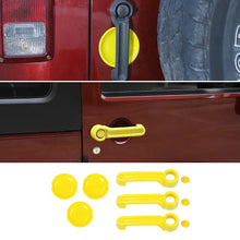 For 2007-2018 Jeep Wrangler JK 2-Door Door Handle Trim & Handles Bowl Decor Cover RT-TCZ
