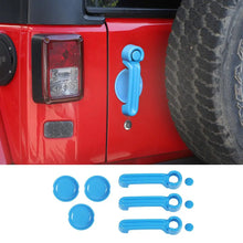For 2007-2018 Jeep Wrangler JK 2-Door Door Handle Trim & Handles Bowl Decor Cover RT-TCZ
