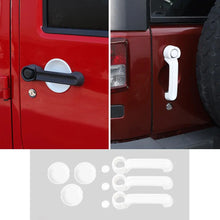 For 2007-2018 Jeep Wrangler JK 2-Door Door Handle Trim & Handles Bowl Decor Cover RT-TCZ