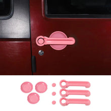 For 2007-2018 Jeep Wrangler JK 2-Door Door Handle Trim & Handles Bowl Decor Cover RT-TCZ