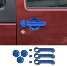 For 2007-2018 Jeep Wrangler JK 2-Door Door Handle Trim & Handles Bowl Decor Cover RT-TCZ