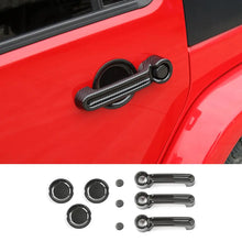 For 2007-2018 Jeep Wrangler JK 2-Door Door Handle Trim & Handles Bowl Decor Cover RT-TCZ