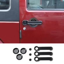 For 2007-2018 Jeep Wrangler JK 2-Door Door Handle Trim & Handles Bowl Decor Cover RT-TCZ