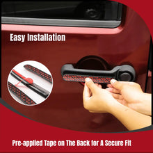 For 2007-2018 Jeep Wrangler JK 2-Door Exterior Door Grab Handle Insert Trim, Texture RT-TCZ