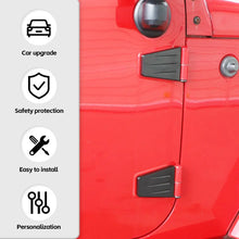 For 2007-2018 Jeep Wrangler JK 2 Door Hinge Cover Trim Upgrade Black RT-TCZ