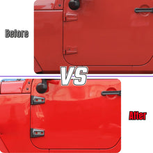 For 2007-2018 Jeep Wrangler JK 2-Door Hinge Covers Protector Trim Kit,4pcs RT-TCZ