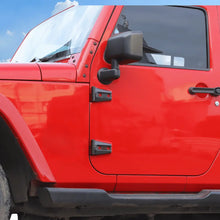 For 2007-2018 Jeep Wrangler JK 2-Door Hinge Covers Protector Trim Kit,4pcs RT-TCZ