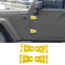 For 2007-2018 Jeep Wrangler JK 2-Door Hinge Covers Protector Trim Kit,4pcs RT-TCZ