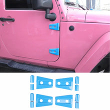 For 2007-2018 Jeep Wrangler JK 2-Door Hinge Covers Protector Trim Kit,4pcs RT-TCZ