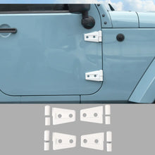For 2007-2018 Jeep Wrangler JK 2-Door Hinge Covers Protector Trim Kit,4pcs RT-TCZ
