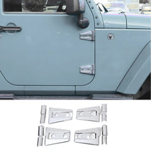 For 2007-2018 Jeep Wrangler JK 2-Door Hinge Covers Protector Trim Kit,4pcs RT-TCZ