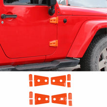 For 2007-2018 Jeep Wrangler JK 2-Door Hinge Covers Protector Trim Kit,4pcs RT-TCZ