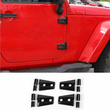 For 2007-2018 Jeep Wrangler JK 2-Door Hinge Covers Protector Trim Kit,4pcs RT-TCZ