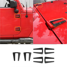 For 2007-2018 Jeep Wrangler JK 2 Door Hood Hinge & Door Hinge Cover Trim Kit (6 pcs) RT-TCZ