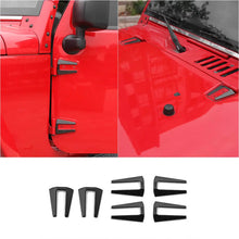 For 2007-2018 Jeep Wrangler JK 2 Door Hood Hinge & Door Hinge Cover Trim Kit (6 pcs) RT-TCZ