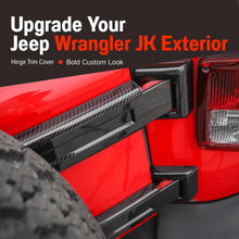 For 2007-2018 Jeep Wrangler JK 2-Door/Hood/Tailgate Hinge Trim Cover Kit (8 pcs) RT-TCZ