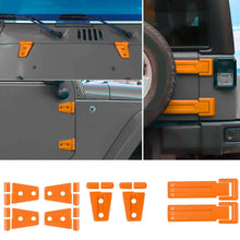For 2007-2018 Jeep Wrangler JK 2-Door/Hood/Tailgate Hinge Trim Cover Kit (8 pcs) RT-TCZ