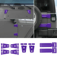 For 2007-2018 Jeep Wrangler JK 2-Door/Hood/Tailgate Hinge Trim Cover Kit (8 pcs) RT-TCZ