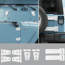 For 2007-2018 Jeep Wrangler JK 2-Door/Hood/Tailgate Hinge Trim Cover Kit (8 pcs) RT-TCZ