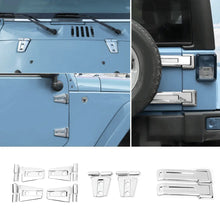 For 2007-2018 Jeep Wrangler JK 2-Door/Hood/Tailgate Hinge Trim Cover Kit (8 pcs) RT-TCZ