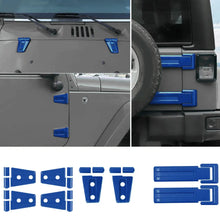 For 2007-2018 Jeep Wrangler JK 2-Door/Hood/Tailgate Hinge Trim Cover Kit (8 pcs) RT-TCZ