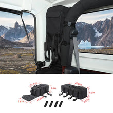 For 2007-2018 Jeep Wrangler JK 2 Door Rear Trunk Side Anti-Roll Storage Bags（2 pcs） RT-TCZ