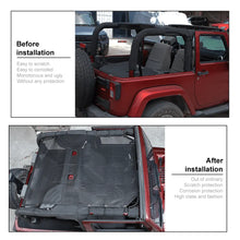 For 2007-2018 Jeep Wrangler JK 2-Door  Sunroof Sun Shade Insulation Net Black RT-TCZ