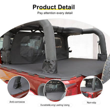 For 2007-2018 Jeep Wrangler JK 2-Door Trunk Divider & Cargo Cover Cargo Privacy Shade (2 pcs) RT-TCZ