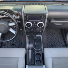 For 2007-2018 Jeep Wrangler JK 2-Door Version Original Front Row Double Hole Floor Mat Foot Mats (2 pcs) RT-TCZ