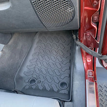 For 2007-2018 Jeep Wrangler JK 2-Door Version Original Front Row Double Hole Floor Mat Foot Mats (2 pcs) RT-TCZ